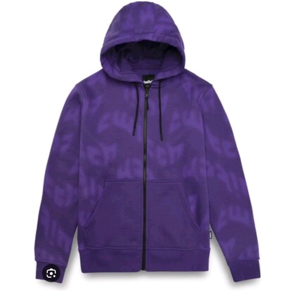 Twitch Mens Small Full Zip Hoodie Purple Branded Gaming San Francisco Unisex - Picture 1 of 9